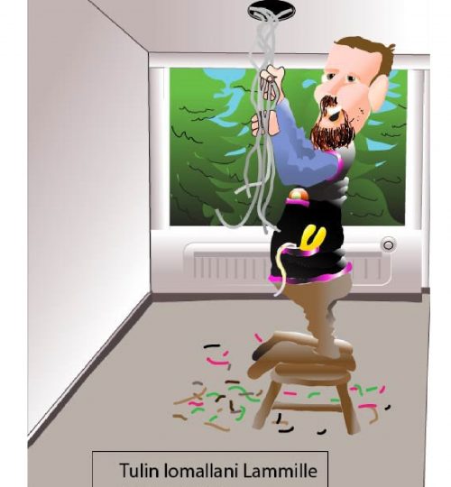 Cartoon created by Adobe Illustrator