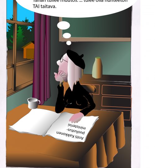 Cartoon created by Adobe Illustrator